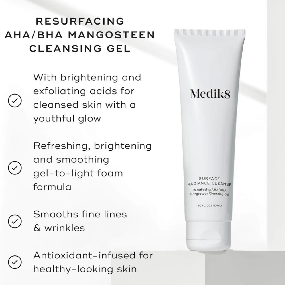 NEW Medik8 Surface Radiance Cleanse Gel